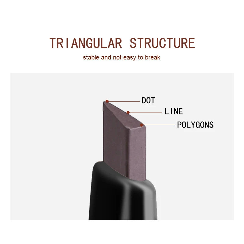 Dual-Ended Waterproof Brow Pencil – Precision & Brush