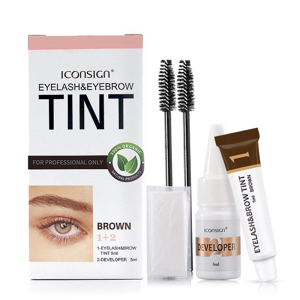 Eyelash & Brow Tint Kit – 3 Color Options