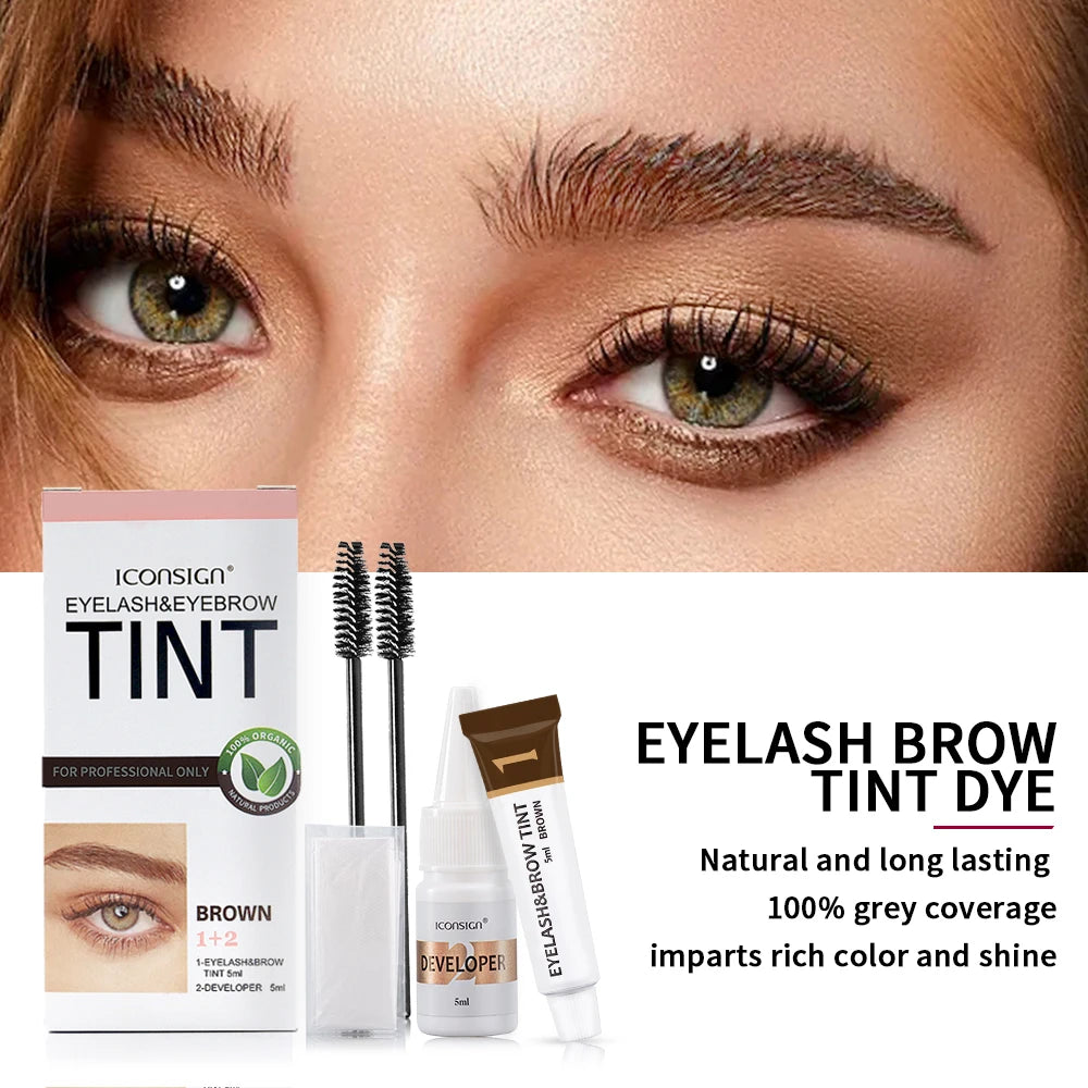 Eyelash & Brow Tint Kit – 3 Color Options