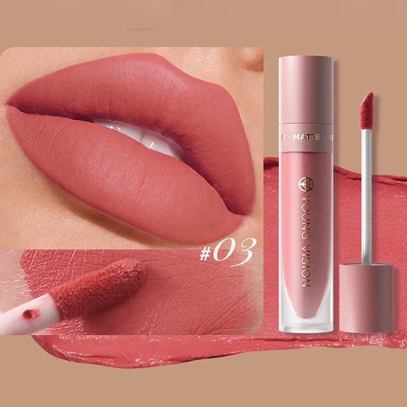 Velvet Matte Lip Color – Waterproof Long-Lasting Finish