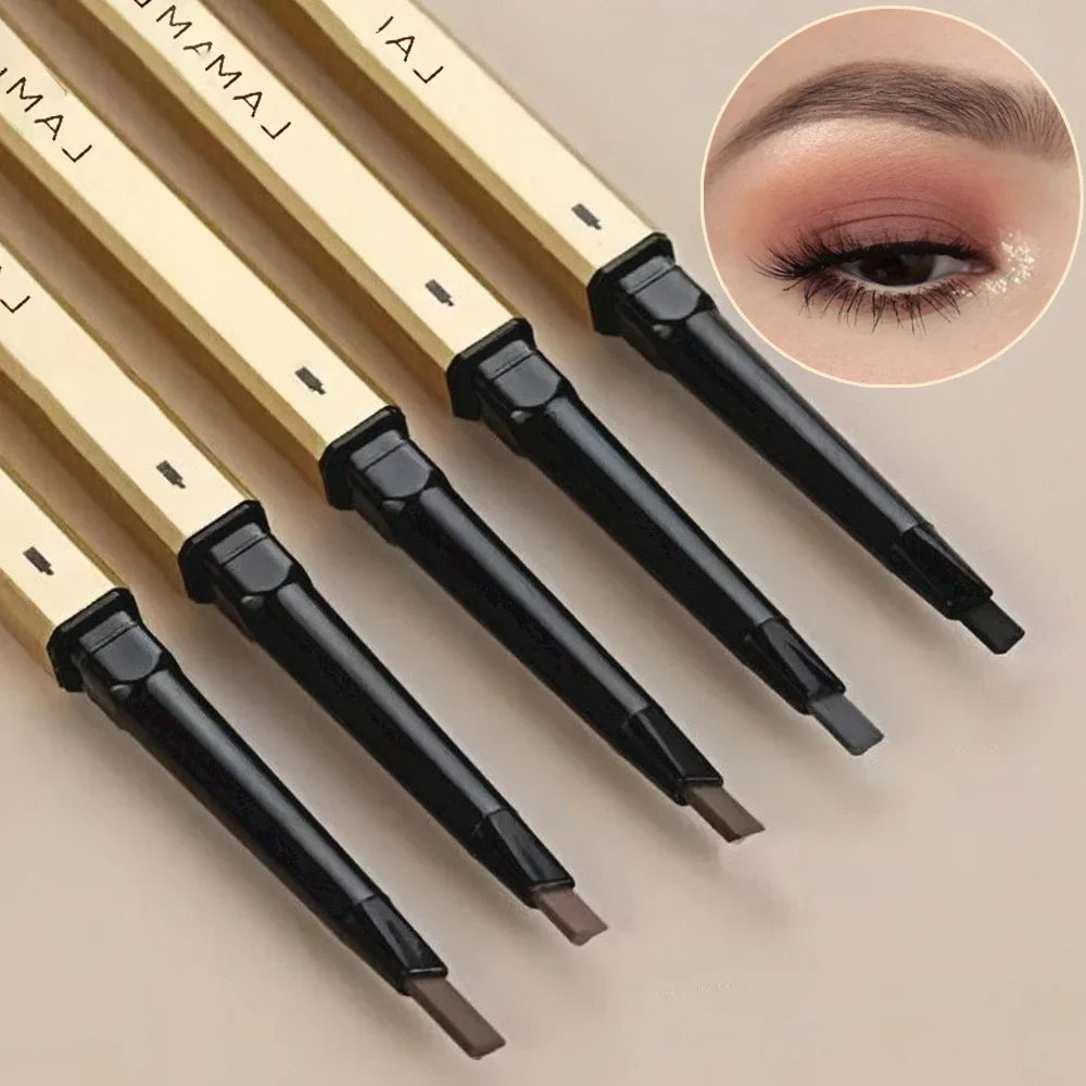 Ultra-Fine Triangle Brow Pencil with Brush – 5 Shades