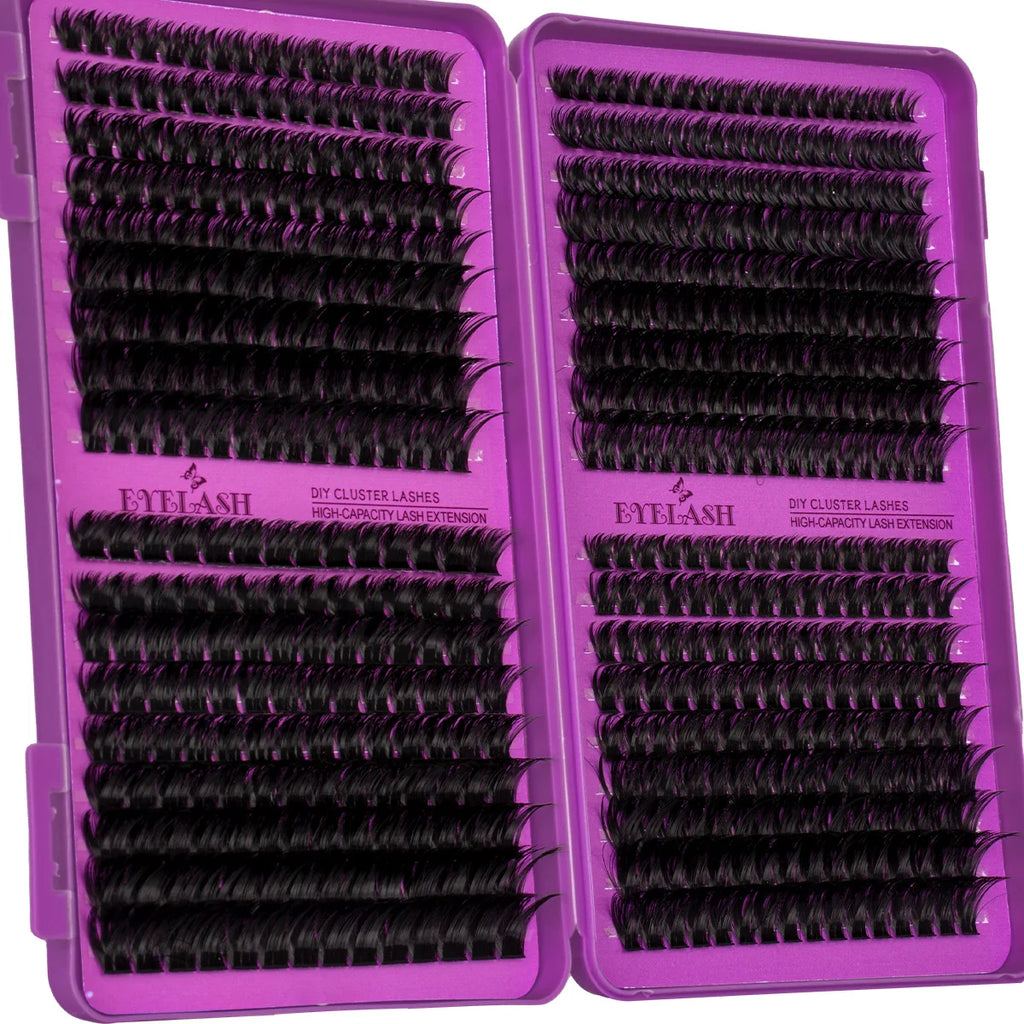 DIY D-Curl Cluster Lash Kit – Bond, Seal & Tweezers