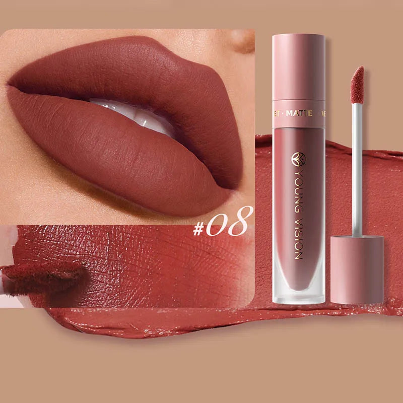 Velvet Matte Lip Color – Waterproof Long-Lasting Finish