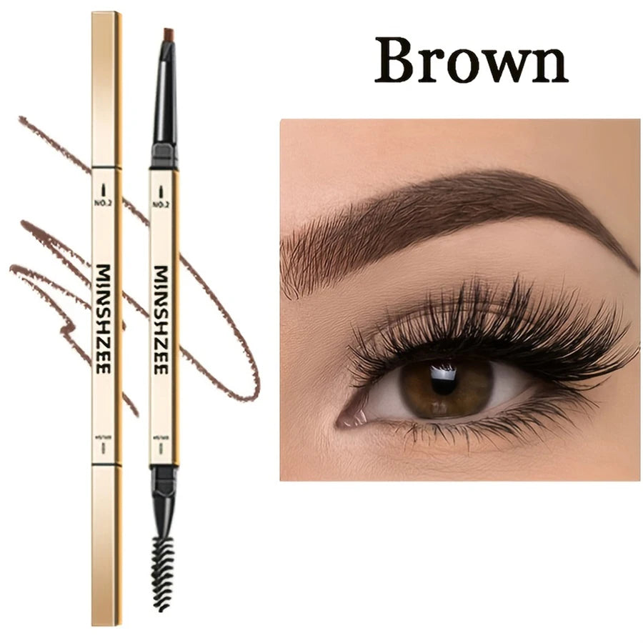 Fine-Tip Double-Ended Brow Pencil – Waterproof Wear
