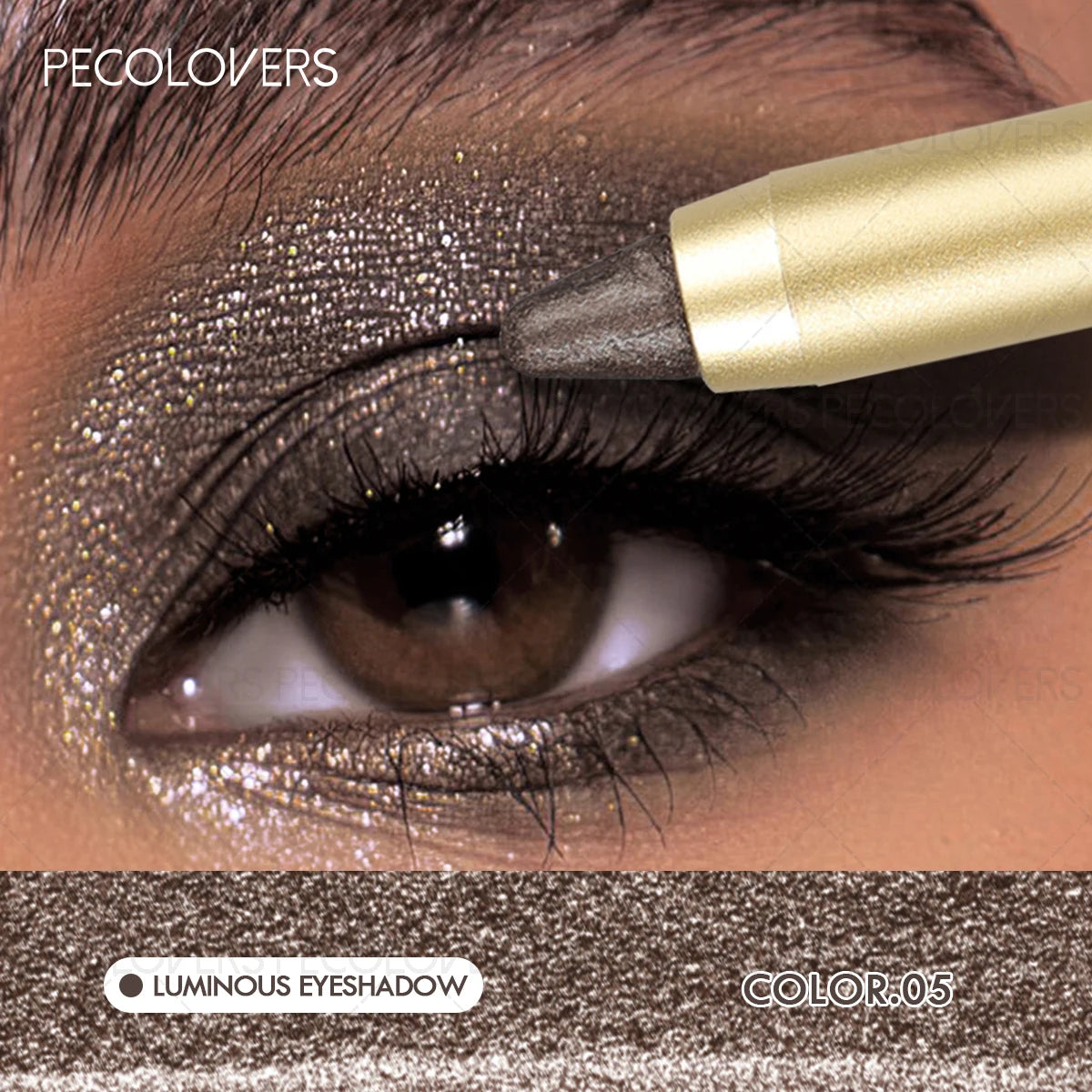 Dual-Ended Eyeshadow Stick – Matte & Shimmer Finish