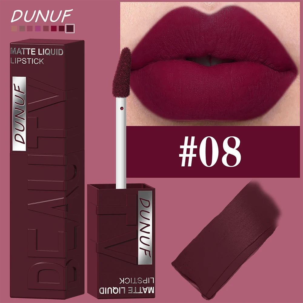 Velvet Matte Lip Color – Waterproof Long-Lasting Finish