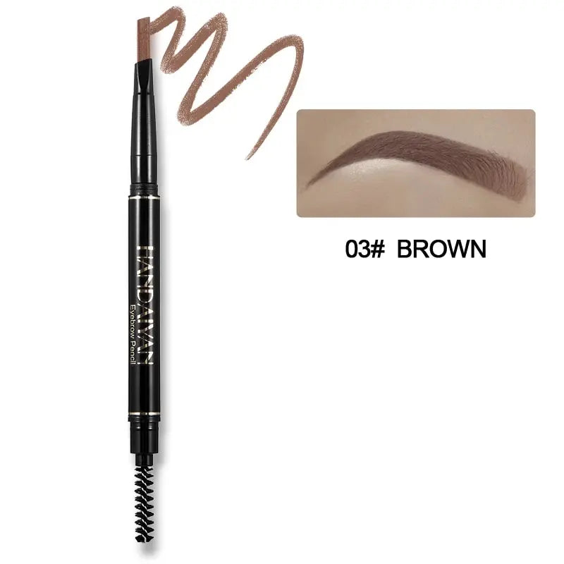 Triangle Tip Brow Pencil – Waterproof Dual-Ended Design