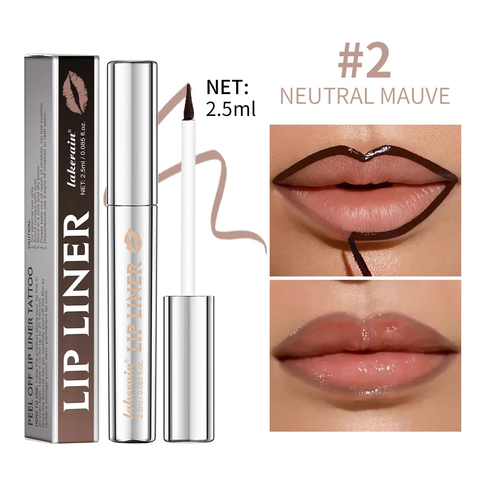 Peel-Off Lip Liner Stain – Waterproof Matte Tint