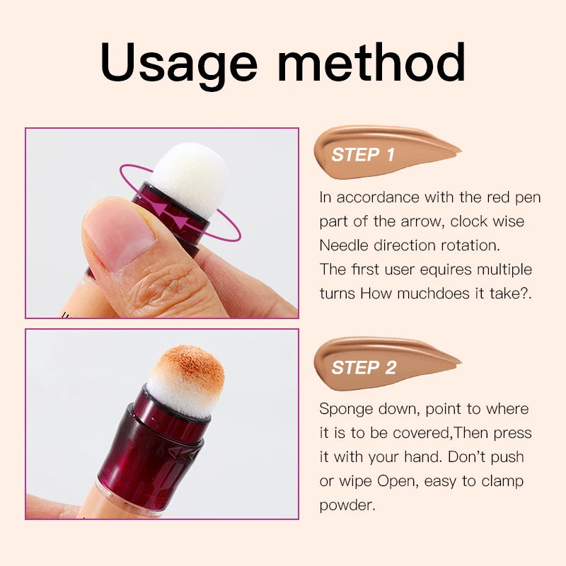 Sponge-Tip Liquid Concealer – Buildable Coverage