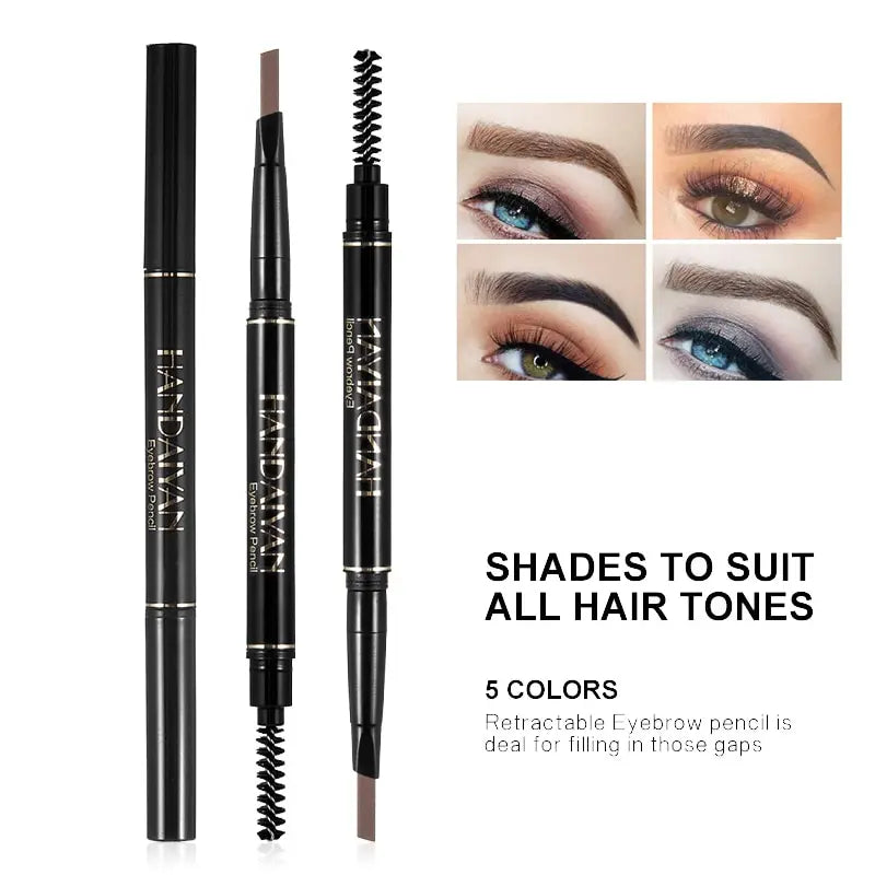 Triangle Tip Brow Pencil – Waterproof Dual-Ended Design