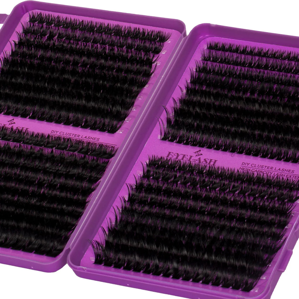 DIY D-Curl Cluster Lash Kit – Bond, Seal & Tweezers