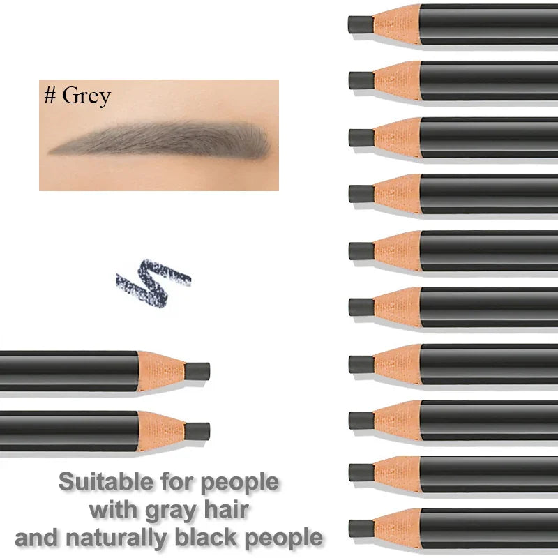 12-Piece Eyebrow Pencil Set – 5 Shade Options