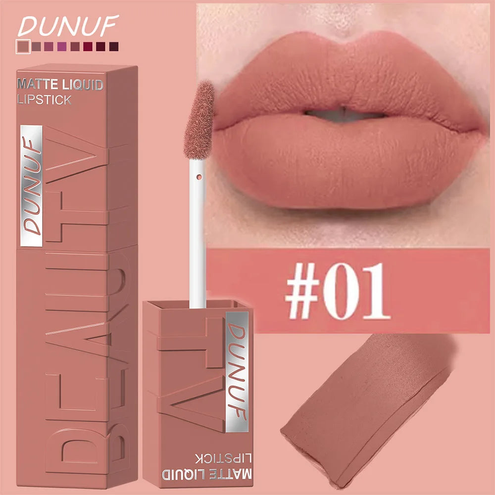 Velvet Matte Lip Color – Waterproof Long-Lasting Finish