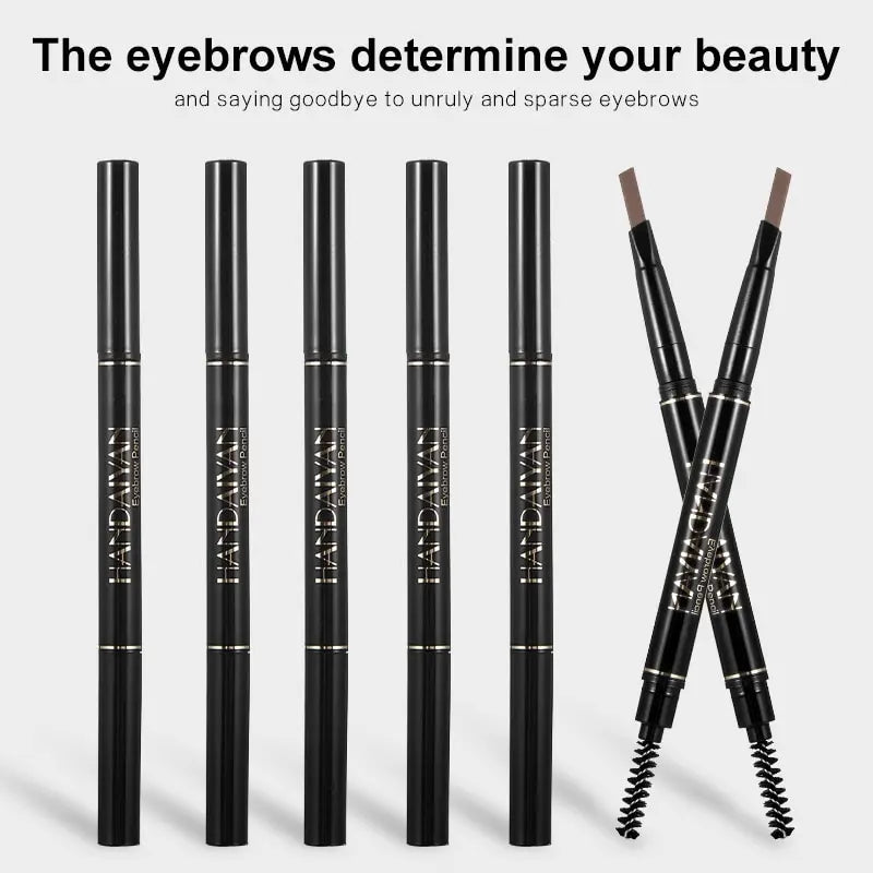 Triangle Tip Brow Pencil – Waterproof Dual-Ended Design