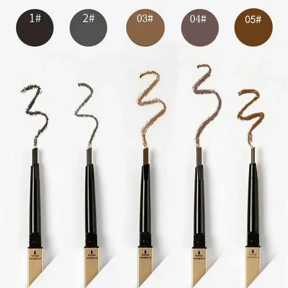 Ultra-Fine Triangle Brow Pencil with Brush – 5 Shades