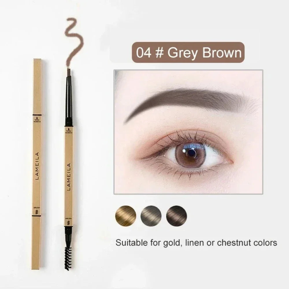 Ultra-Fine Triangle Brow Pencil with Brush – 5 Shades