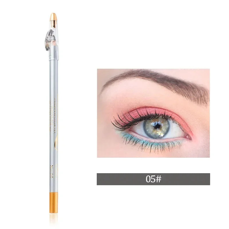 Wooden Brow Pencil with Built-In Sharpener