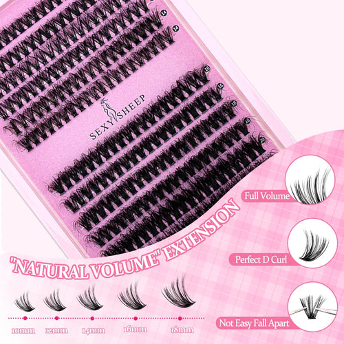 40D/60D DIY Cluster Lashes – Lash Extension Set