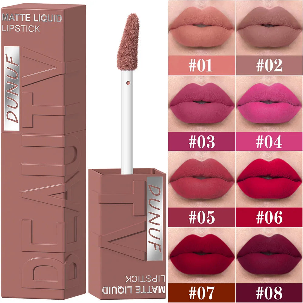 Velvet Matte Lip Color – Waterproof Long-Lasting Finish