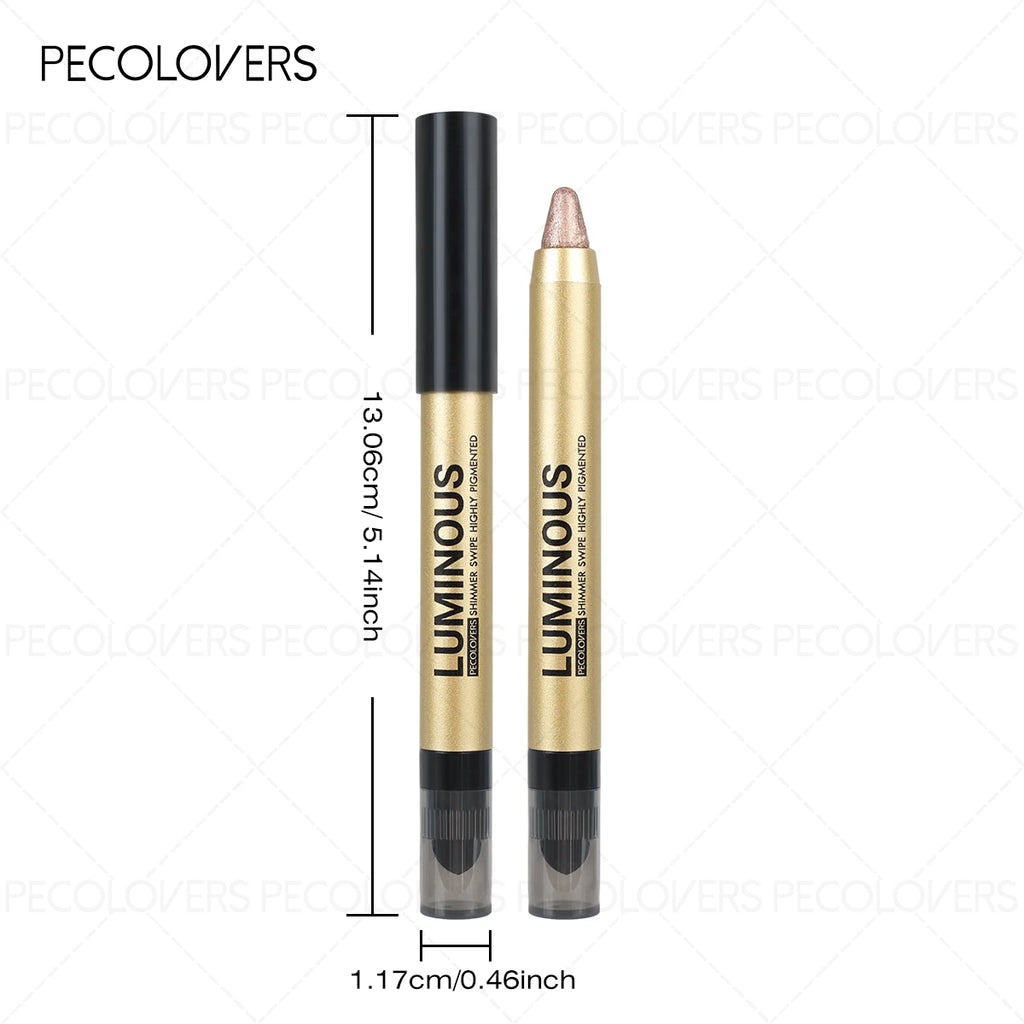 Dual-Ended Eyeshadow Stick – Matte & Shimmer Finish