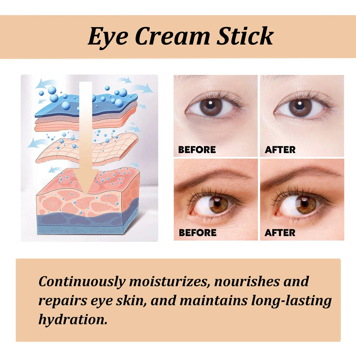 Snail Moisture Eye Cream Stick – Hydrating Care