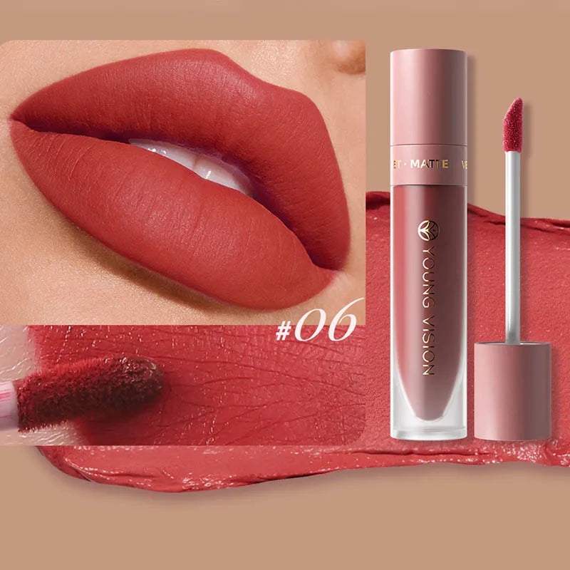 Velvet Matte Lip Color – Waterproof Long-Lasting Finish