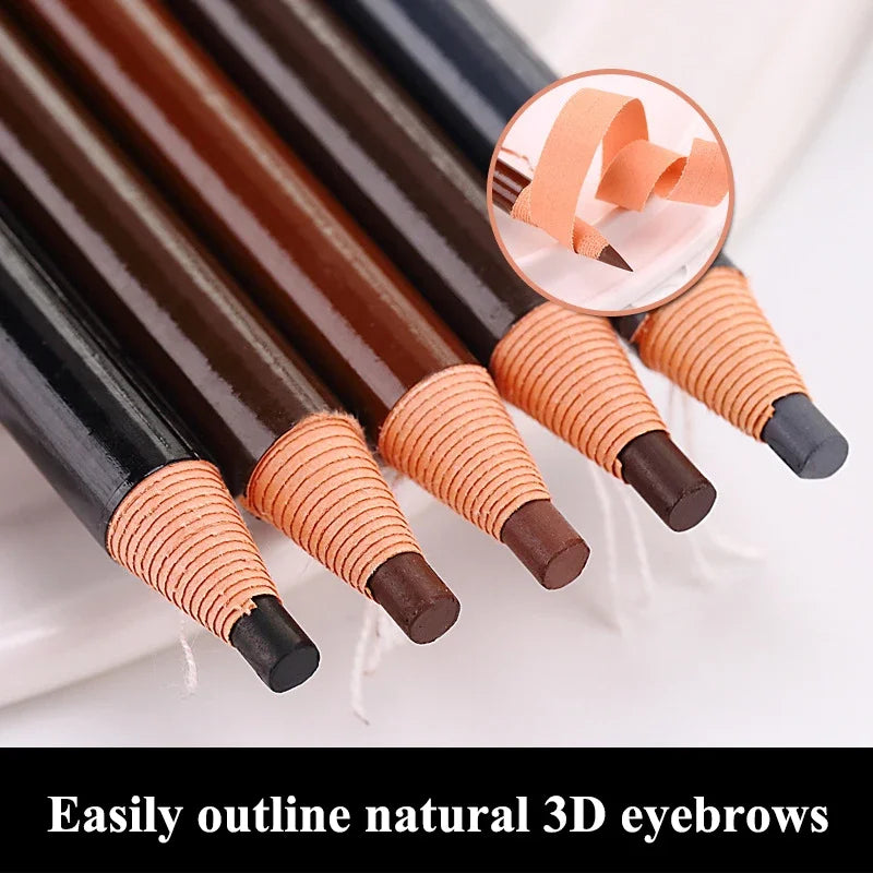 12-Piece Eyebrow Pencil Set – 5 Shade Options