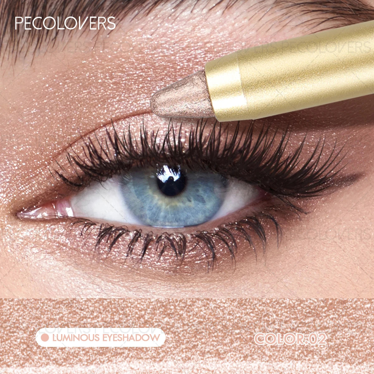 Dual-Ended Eyeshadow Stick – Matte & Shimmer Finish