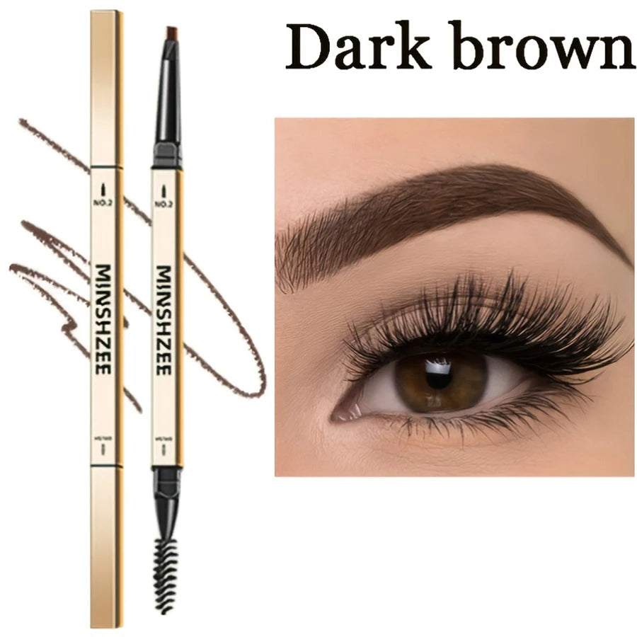 Fine-Tip Double-Ended Brow Pencil – Waterproof Wear