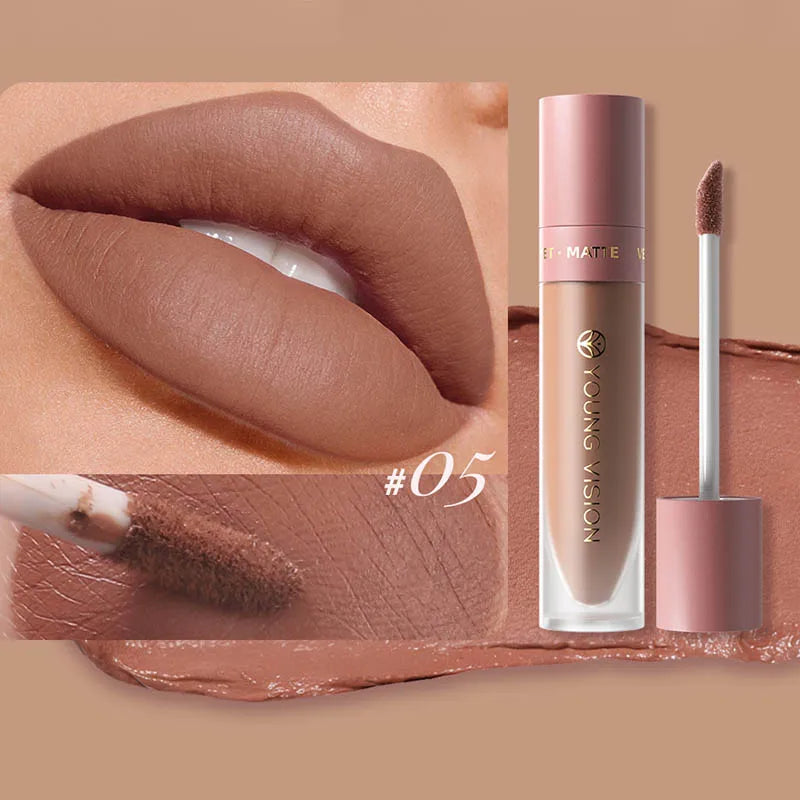 Velvet Matte Lip Color – Waterproof Long-Lasting Finish