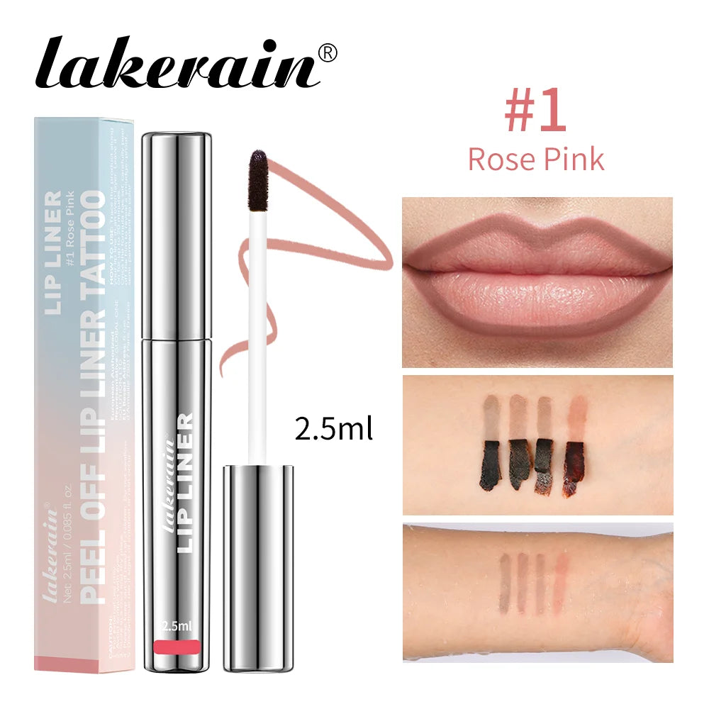Peel-Off Lip Liner Stain – Waterproof Matte Tint