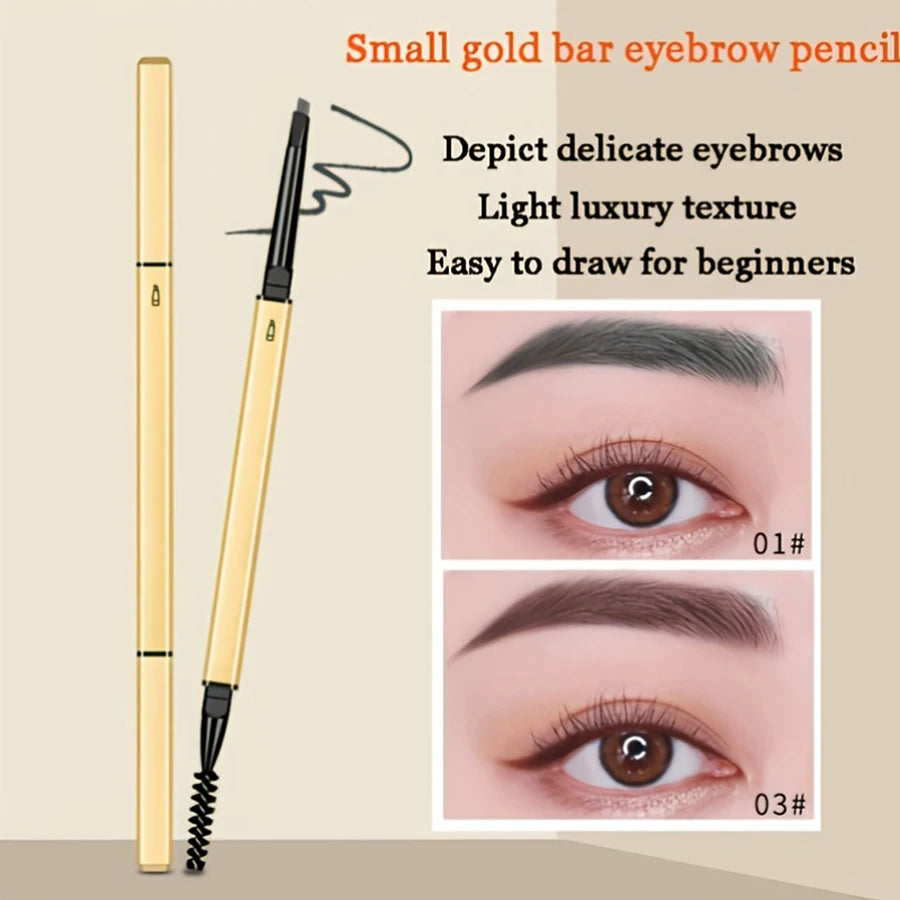 Fine-Tip Double-Ended Brow Pencil – Waterproof Wear
