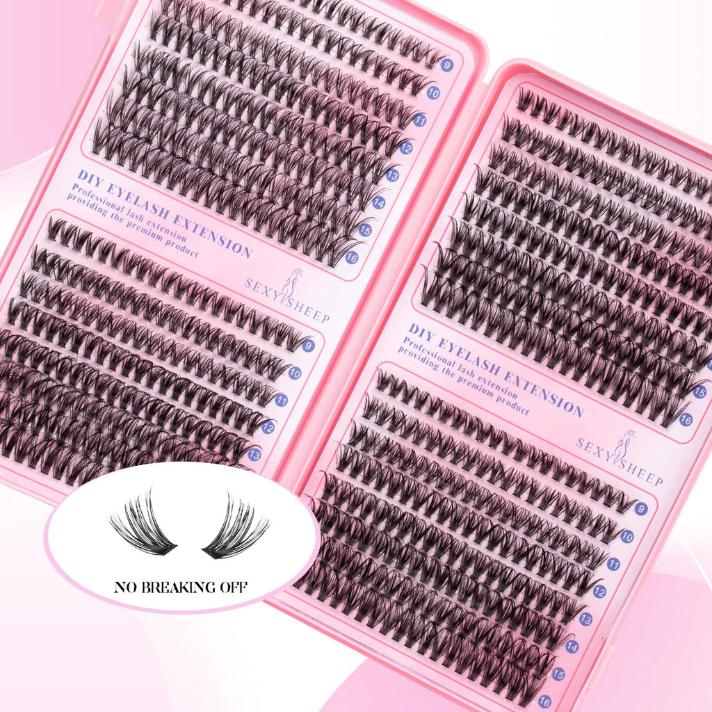 DIY Cluster Lashes – Soft 3D Faux Mink Set