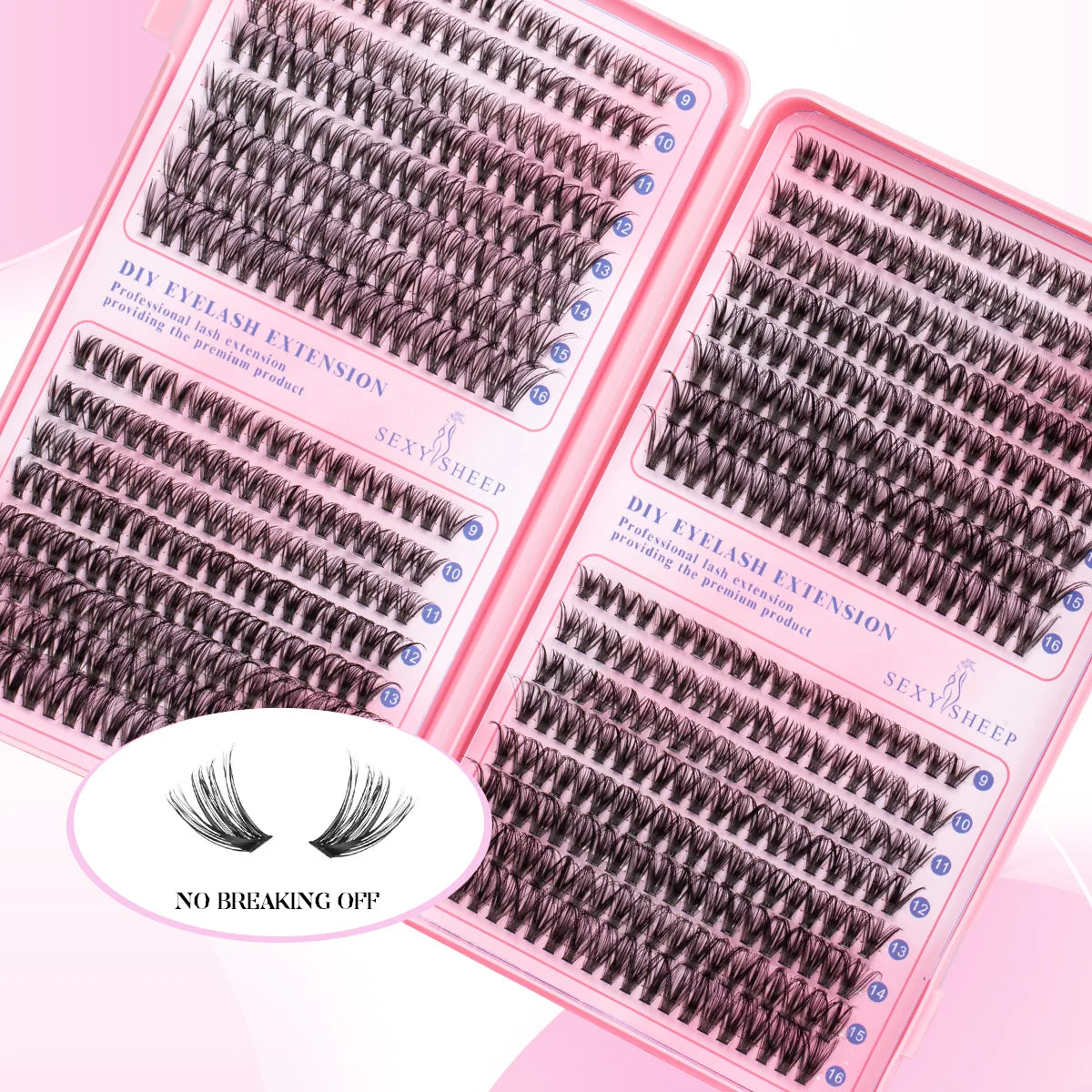 DIY Cluster Lashes – Soft 3D Faux Mink Set